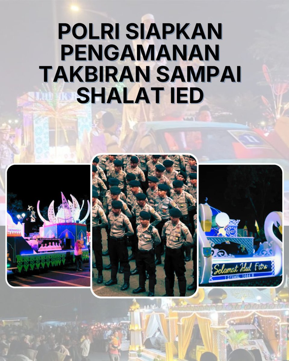 psikoloojgi's tweet image. Dari keramaian kota hingga pelosok desa, Polri hadir mengamankan rangkaian Idul Fitri. Fokus utama adalah mencegah kemacetan ekstrem dan potensi gangguan keamanan saat takbiran. #InfoLebaran #AmanBersamaPolri