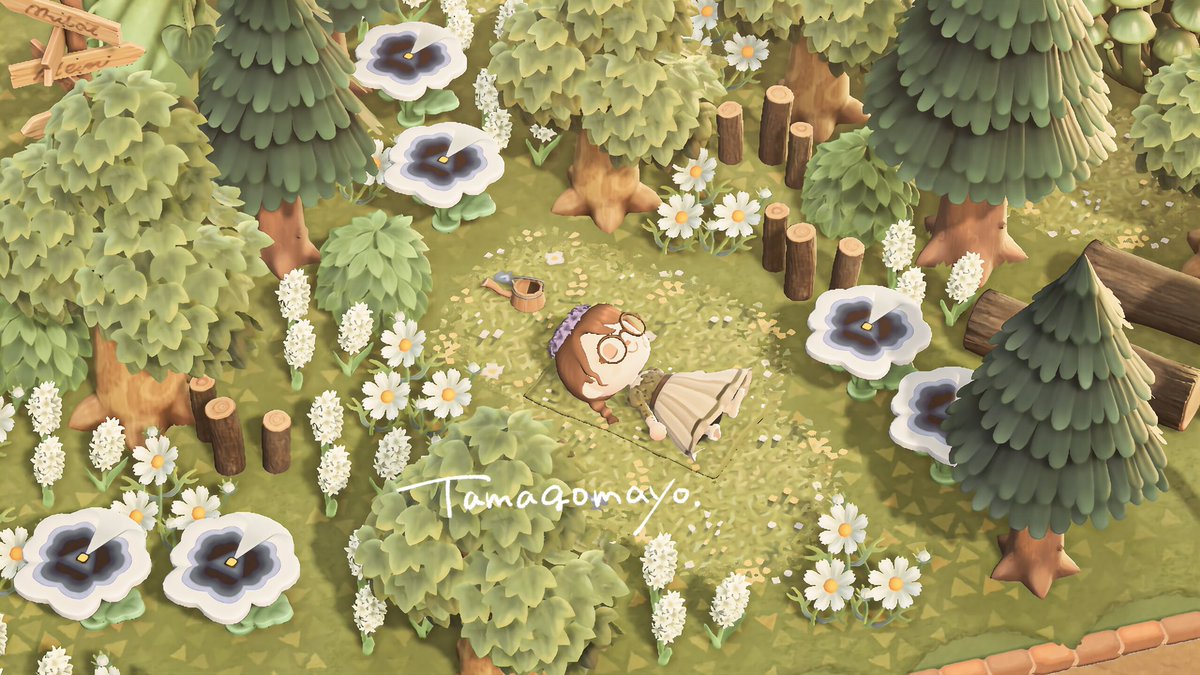 発売日から始めて丸6年
何度も色んな春の島を作ってきたけど、いまだに飽きない🌳🌿

たくさんの思い出をありがとう🎂

#あつ森6周年　#acnh