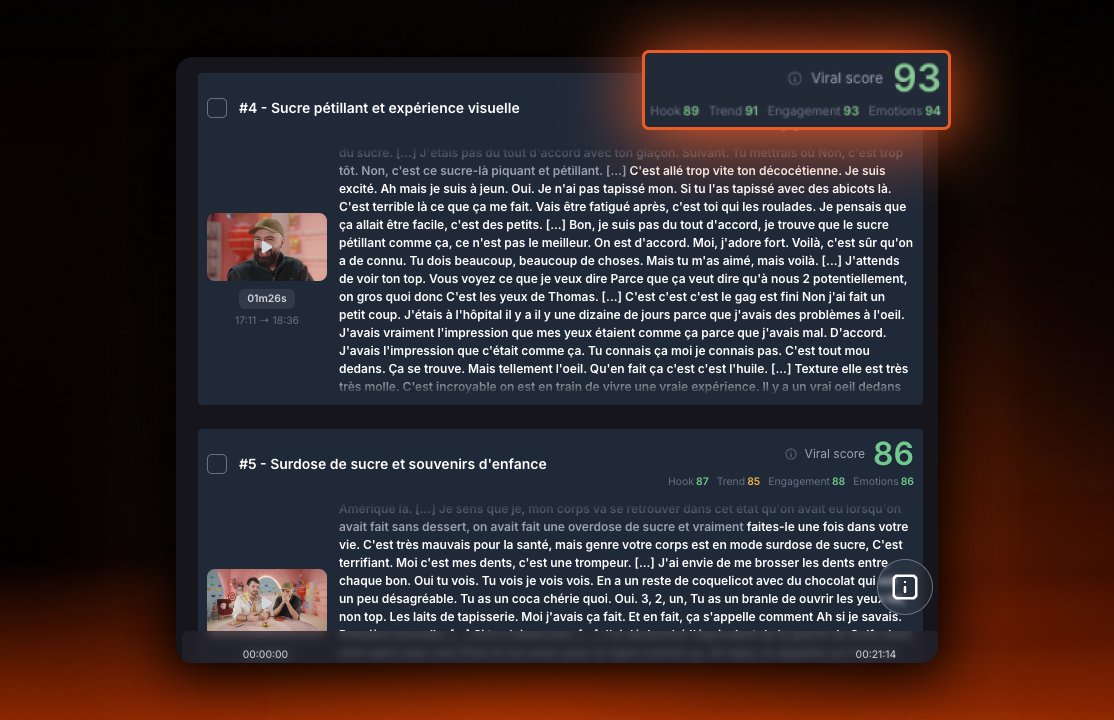 autocut_plugin's tweet image. Viral is not random.
AutoViral just got smarter.

🎯 Guide the AI (presets + prompt)
🎯 Control clip length
🎯 Understand why it works (Hook. Trend. Engagement. Emotions.)

Less guessing. Better clips.

Try it free 👉autocut.com/en/download/?r…

#AutoCut #VideoEditing #PremierePro