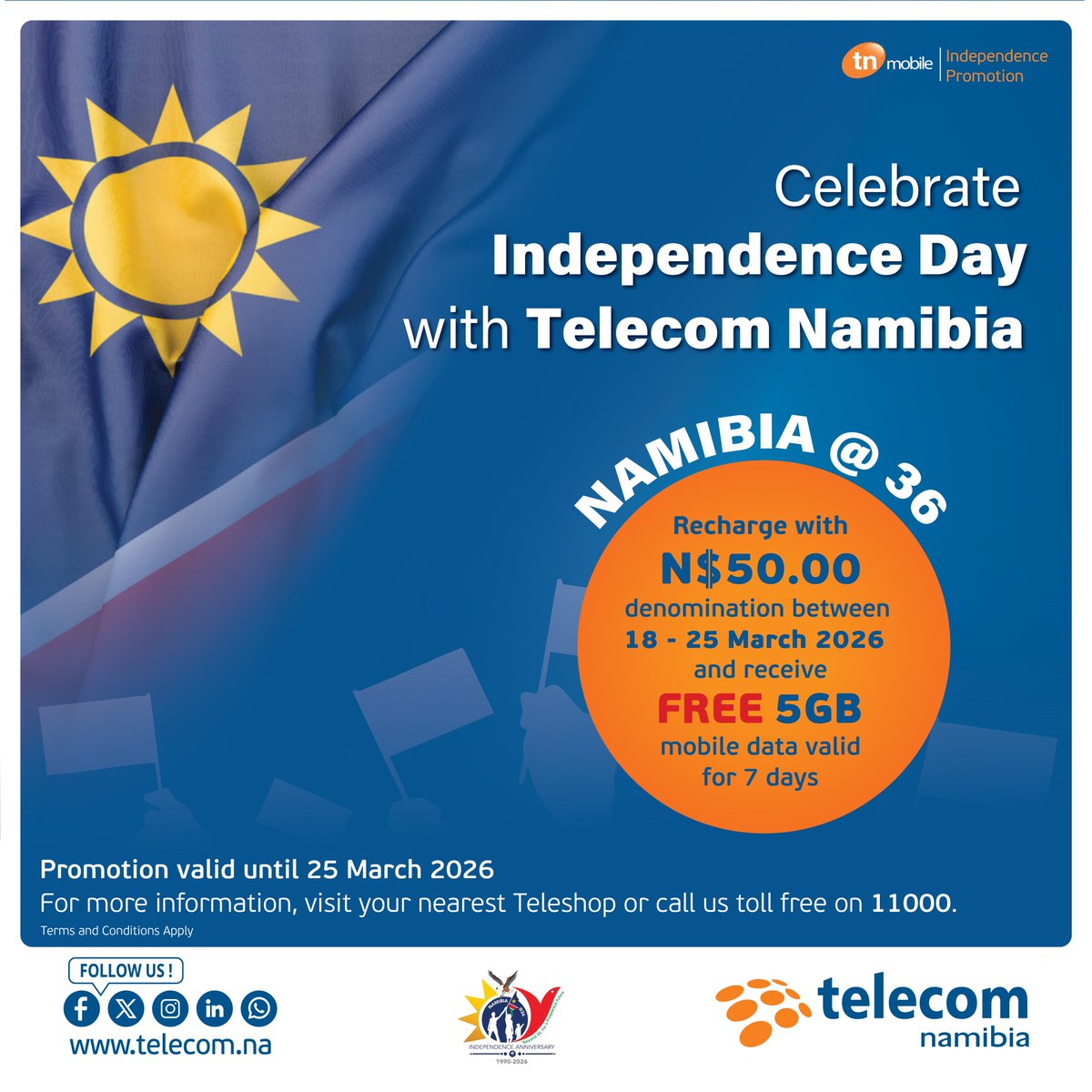 Telecom Namibia tweet media