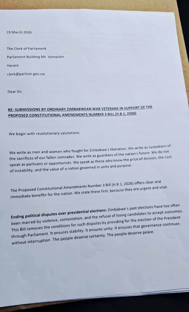 The Harare Times tweet media