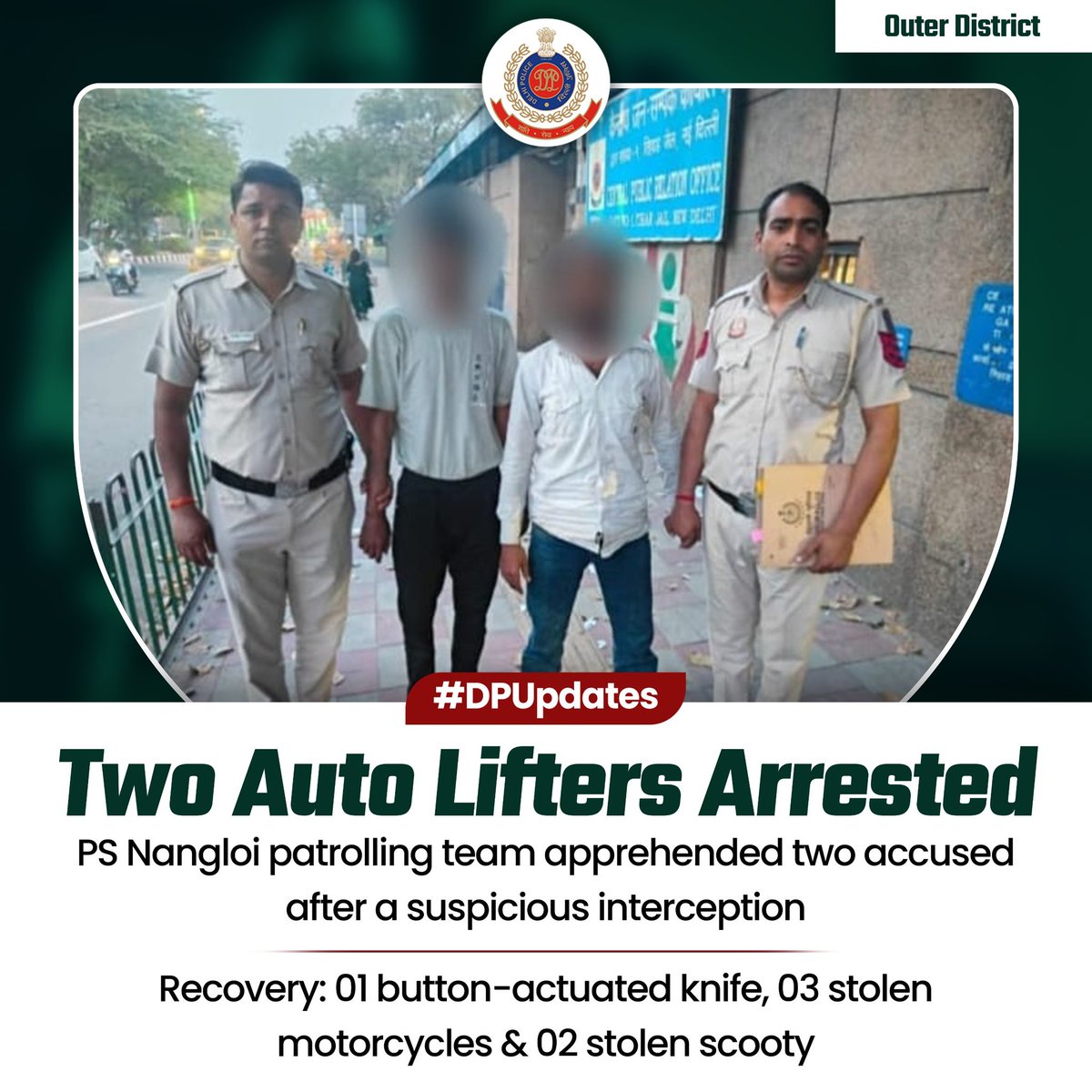 DCP OUTER DELHI tweet media