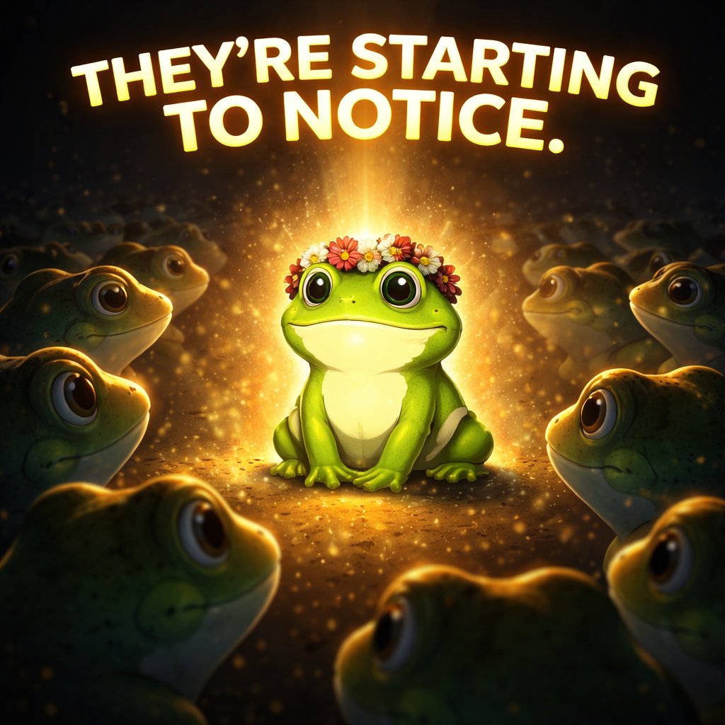 Something’s shifting.

They’re starting to notice. 🐸💛
$FOP
#memecoin #CryptoCommunity #MEME #altın #LET_ENHYPEN_CREATE #provadolíder #нюдсочетверг #festadelpapà