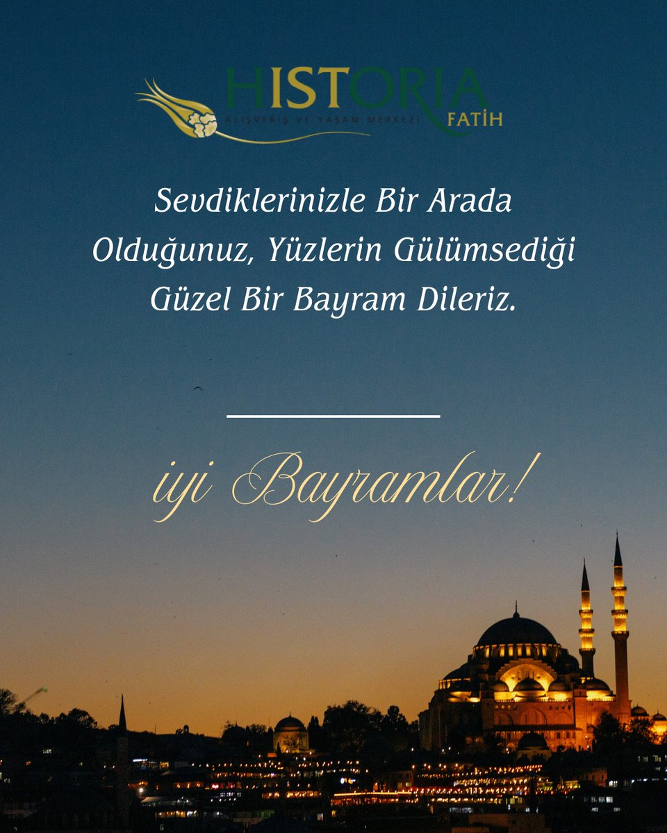 historiaavm's tweet photo. Mutlu, huzurlu bayramlar dileriz. #historia https://t.co/UYkTdWyEOP