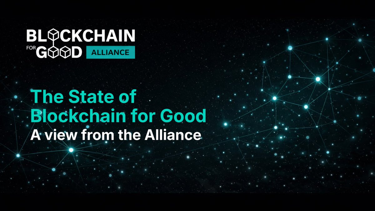 Blockchain for Good Alliance (BGA) tweet media