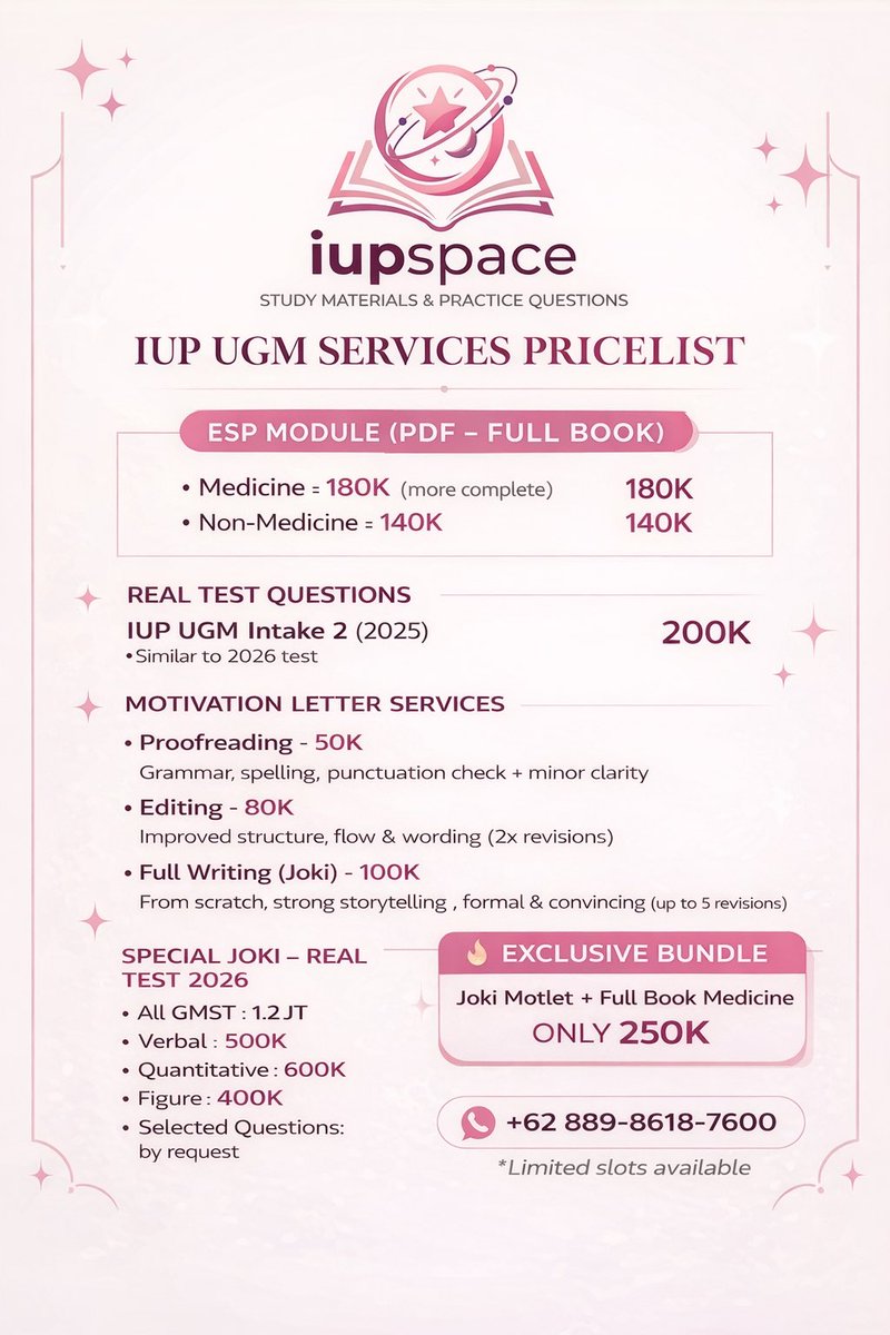 IUP UGM UNDIP UNAIR PREP tweet media