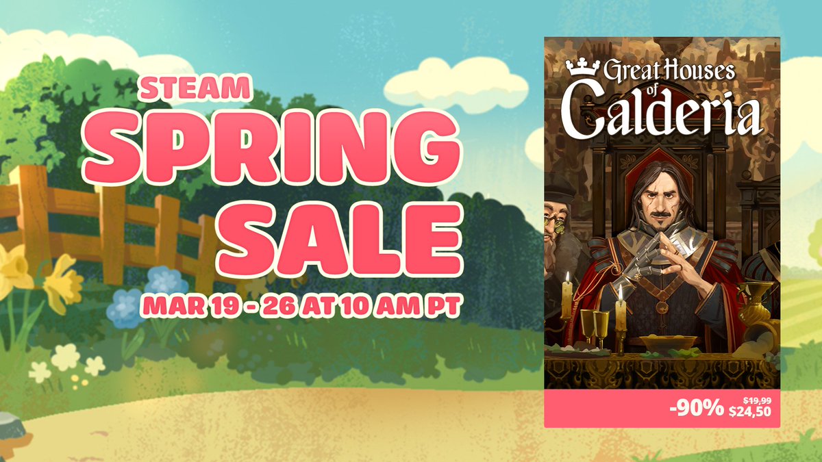 Great Houses of Calderia - 1.0 update out now! 👑 tweet media