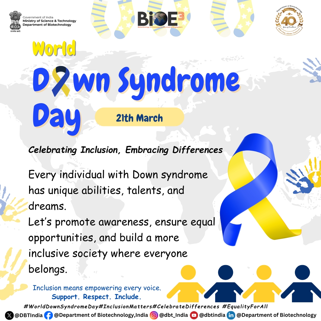 Department of Biotechnology tweet media