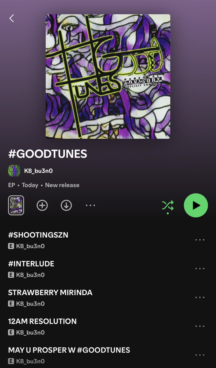 vmprbueno's tweet photo. RAHHHHHH MY EP #GOODTUNES IS OUT EVERYWHERE TAP IN🌟 https://t.co/BTPQyXfZTD