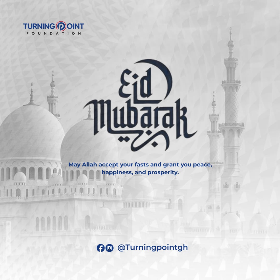 turning_pointgh's tweet photo. Eid Mubarak 🌙✨
May this season of sacrifice and renewal inspire us to care for one another and champion health for all.
#EidMubarak #HealthForAll #TurningPointFoundation https://t.co/RWHUAspyUl