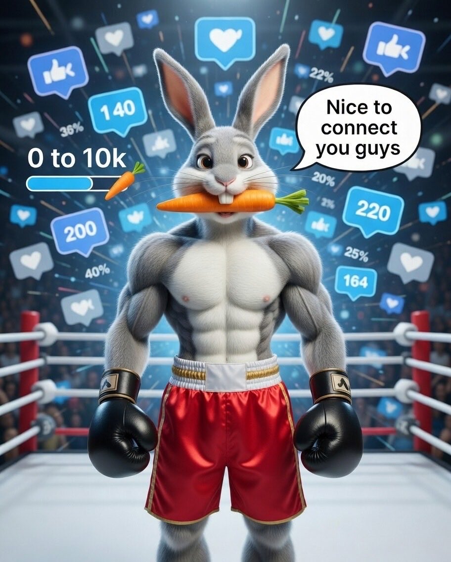 From zero to thousands of real followers in just a couple weeks — 100% organic, zero ads, zero bots, zero paid anything. Just me, my carrot 🥕, and the same grind I used to bring into the boxing ring every single day.

Let me tell you how it actually happened, because this wasn’t