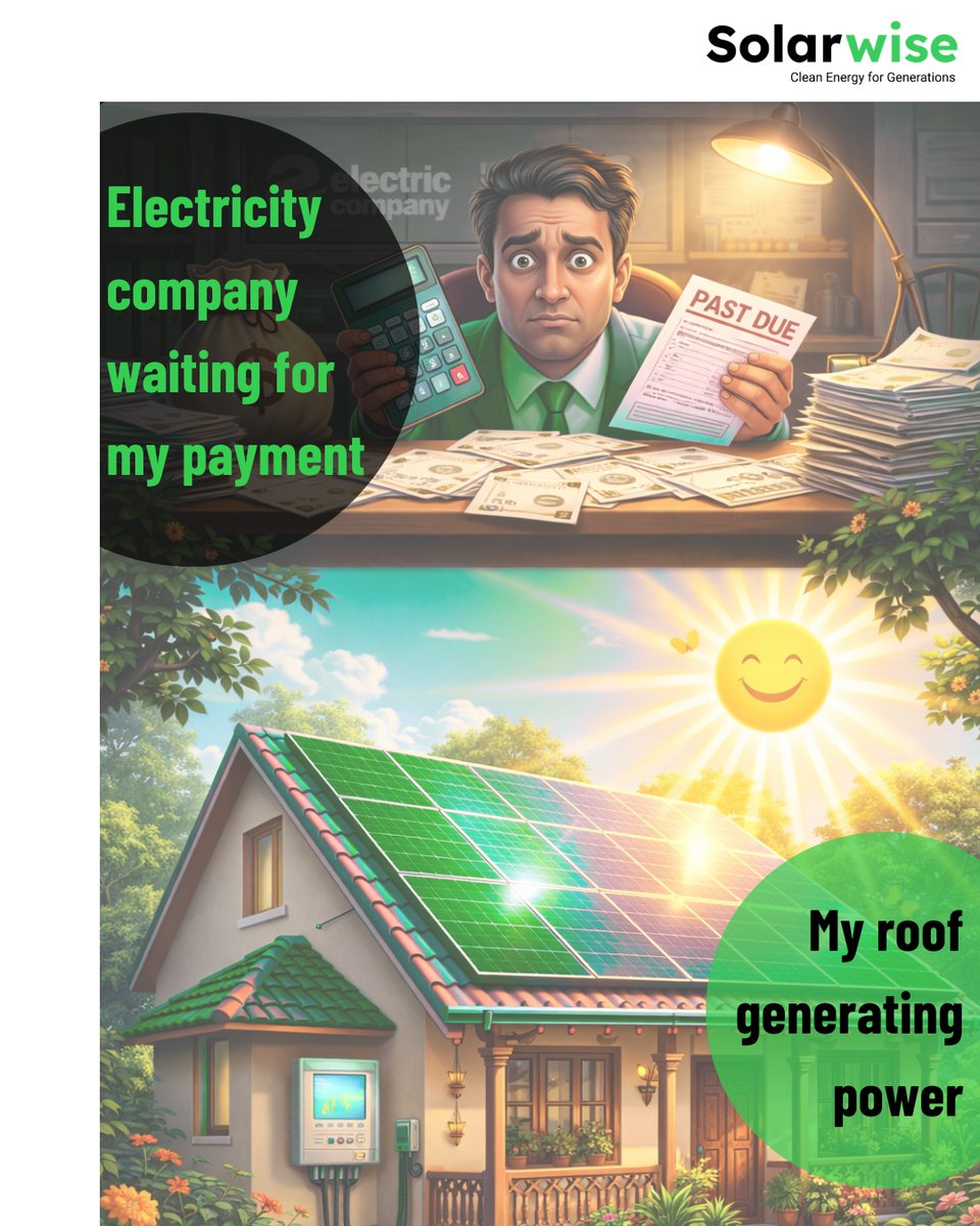 solarwise_in's tweet image. No tension. No heavy bills. Just clean energy &amp;amp; real savings. 🌱

📞 Call Now: +91-9910803171 || 🌐 Visit: solarwise.in

📩 DM “SOLARWISE” for FREE consultation

#Solarwise #SolarMeme #GoSolarIndia #SolarEnergy #RenewableEnergy #SolarPower #SolarLife #SwitchToSolar