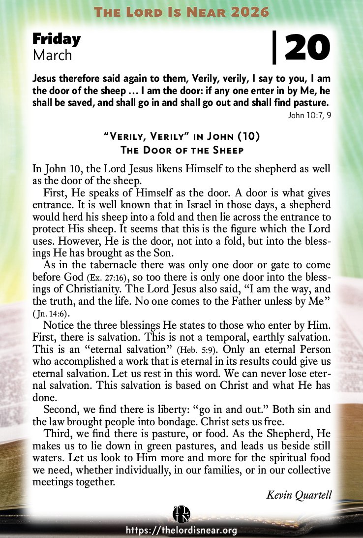 The Lord Is Near tweet media