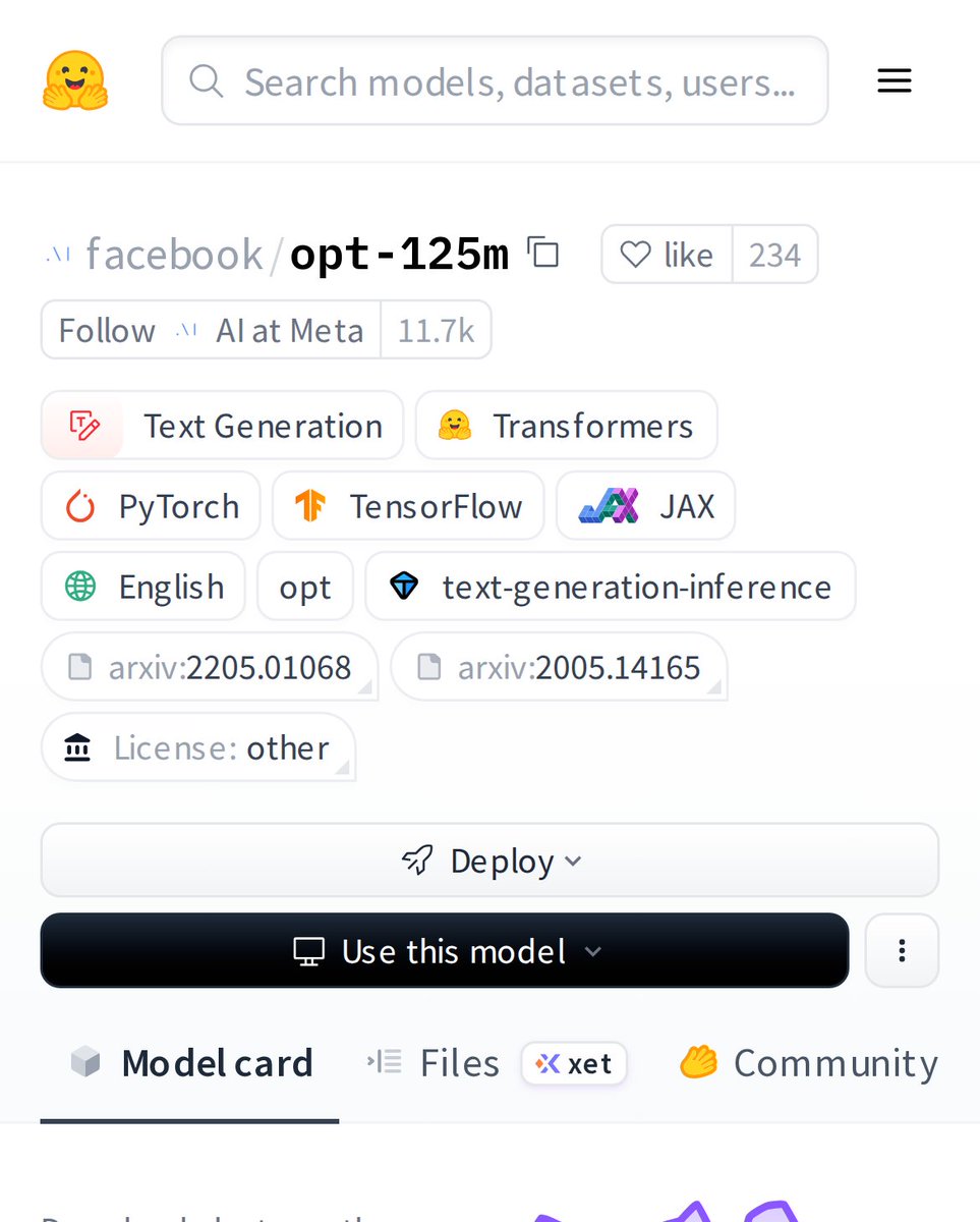 Hugging Models tweet media