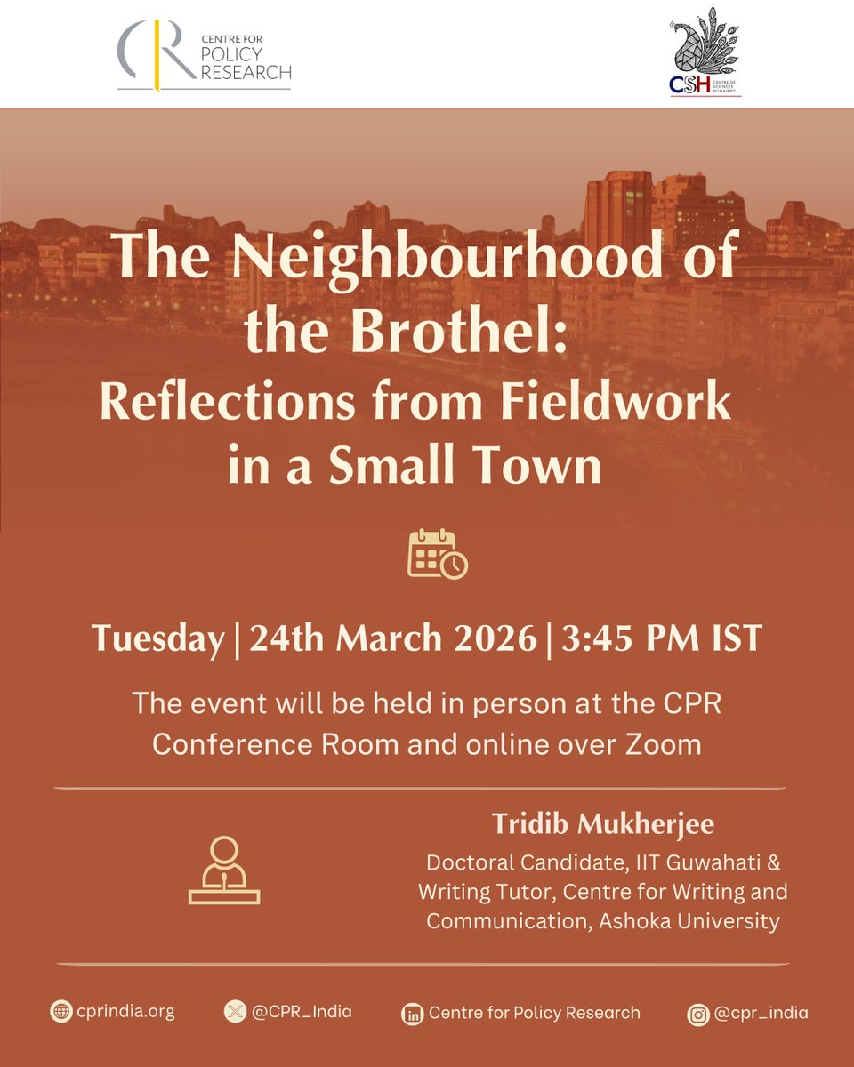 Centre for Policy Research tweet media