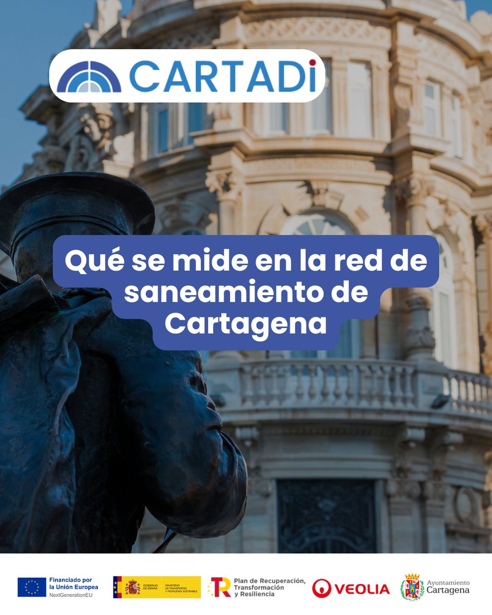veolia_rmurcia's tweet photo. 🗺️ ¿Qué ocurre bajo tierra cuando llueve en #Cartagena?
🔵 Con #CARTADi medimos niveles y caudales en la red de saneamiento para conocer cómo responde el sistema en tiempo real.
#PERTE_CiclodelAgua #PlandeRecuperación #NextGenerationEU https://t.co/4zEjTY2NER