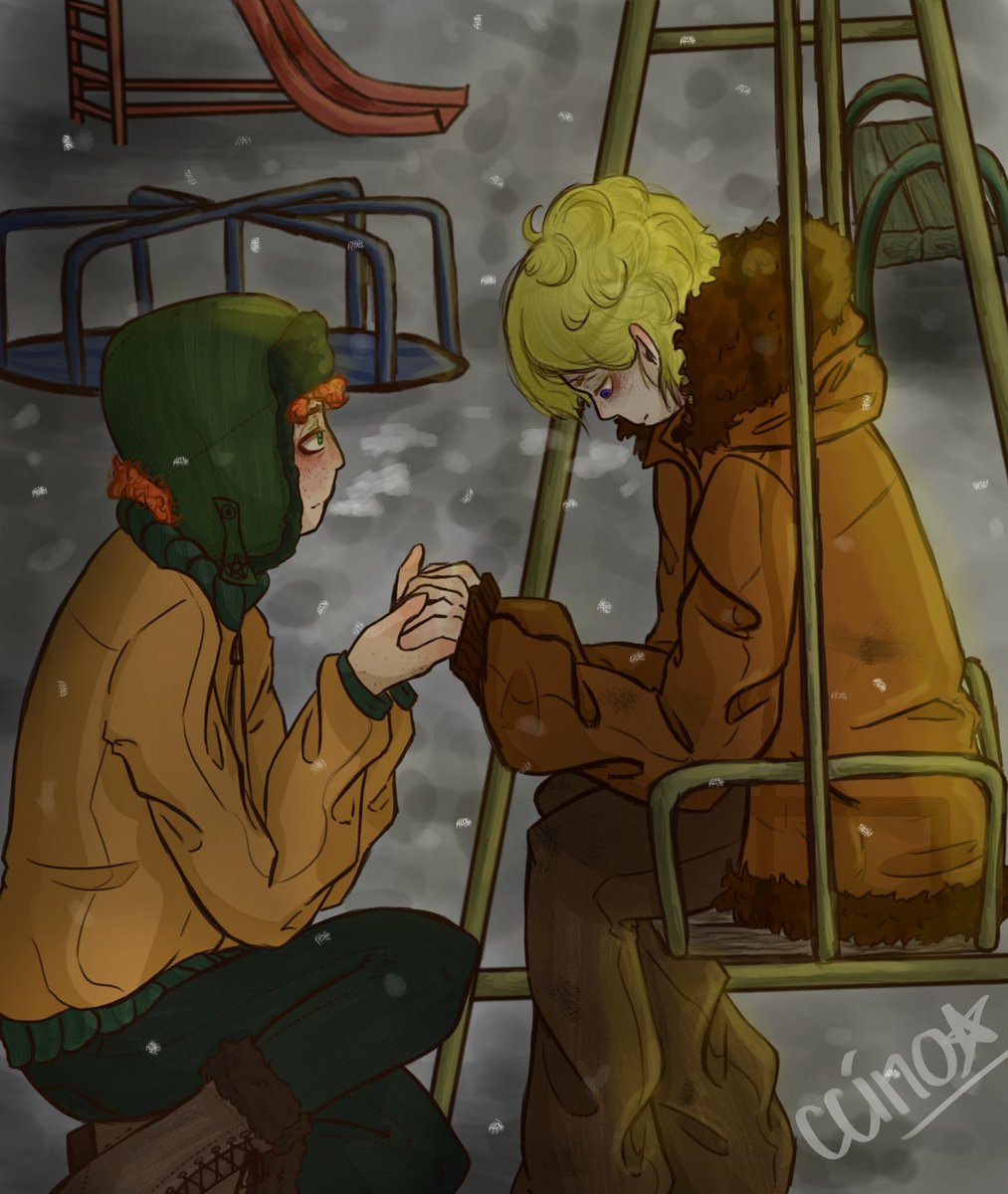 _oshi_2's tweet photo. Pls check this: 
https://t.co/Y94RZPxw42
#kennymccormick #kylebroflovski #southpark #k2 #kenny #kyle https://t.co/Xw05otldeZ