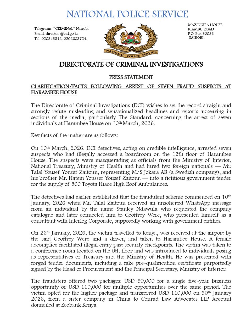 DCI KENYA tweet media