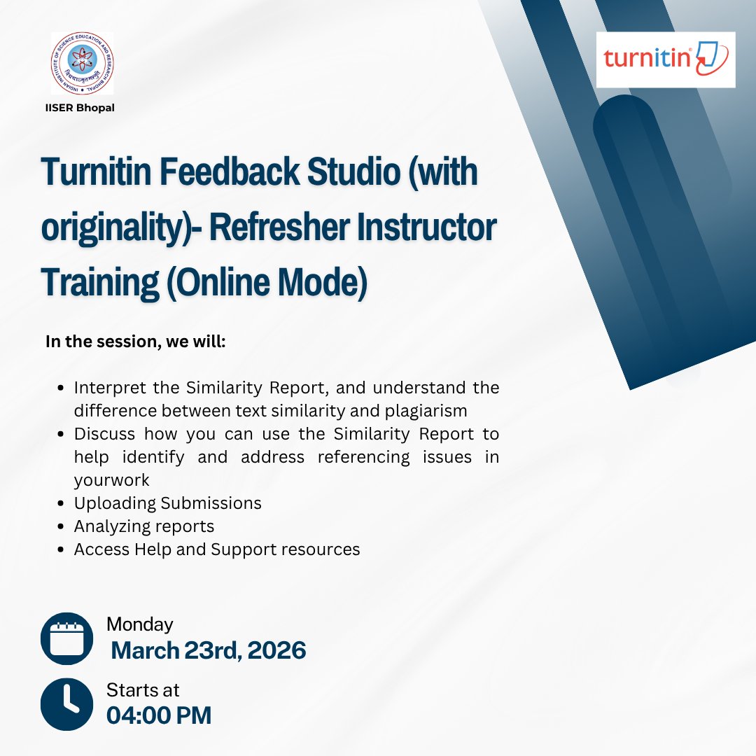 Central Library IISER Bhopal tweet media