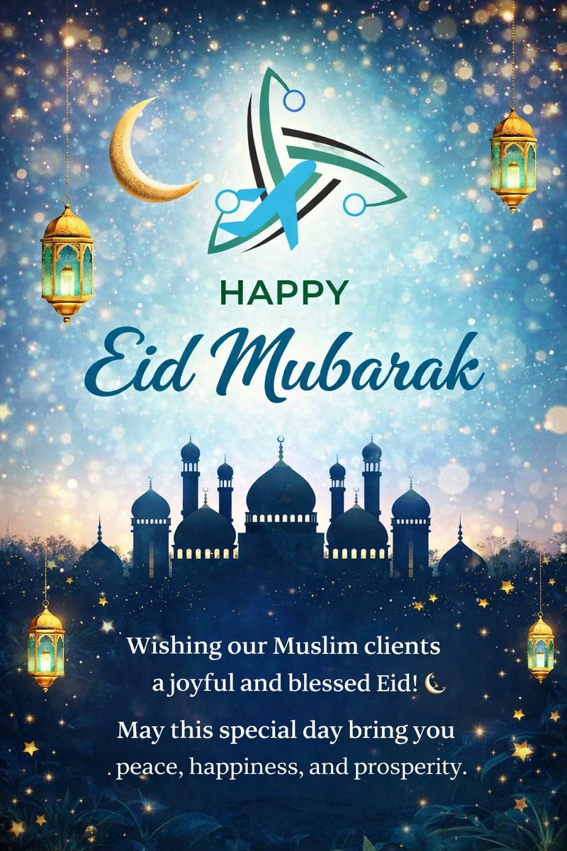 japawithfsh's tweet photo. Eid Mubarak to all our esteemed Muslim clients and partners 🌙✨

May this beautiful season bring you peace, joy, and abundant blessings.

Warm wishes today and always 🤍

#EidMubarak #FSHIntegratedServices #Celebration #Blessings #TravelWithFSH #TrustedService #SeasonOfJoy https://t.co/SCfvqLEgEt