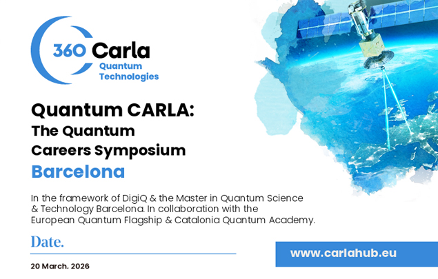 infoGMV_es's tweet photo. Hoy estamos en #QuantumCARLA: #TheQuantumCareersSymposium!
Descubre las líneas de actividad de GMV en #TecnologíasCuánticas, oportunidades de #Colaboración y #ProyectosEstratégicos relevantes.
#ICFO #QuantumFlagshipEuropea #DigiQEU #CataloniaQuantumAcademy
https://t.co/q3A2cGeK5F https://t.co/UEHaminaC8