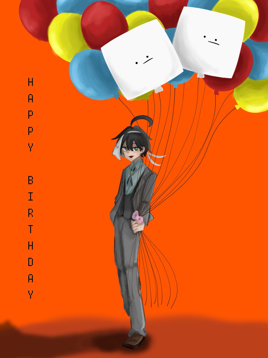 Miityodayo's tweet photo. お誕生日おめでとうございます！！！！今年も生存感謝！！！！！！！

 #絵くしょん
 #へくしょん生存確認v2 https://t.co/9GbhREHXgJ