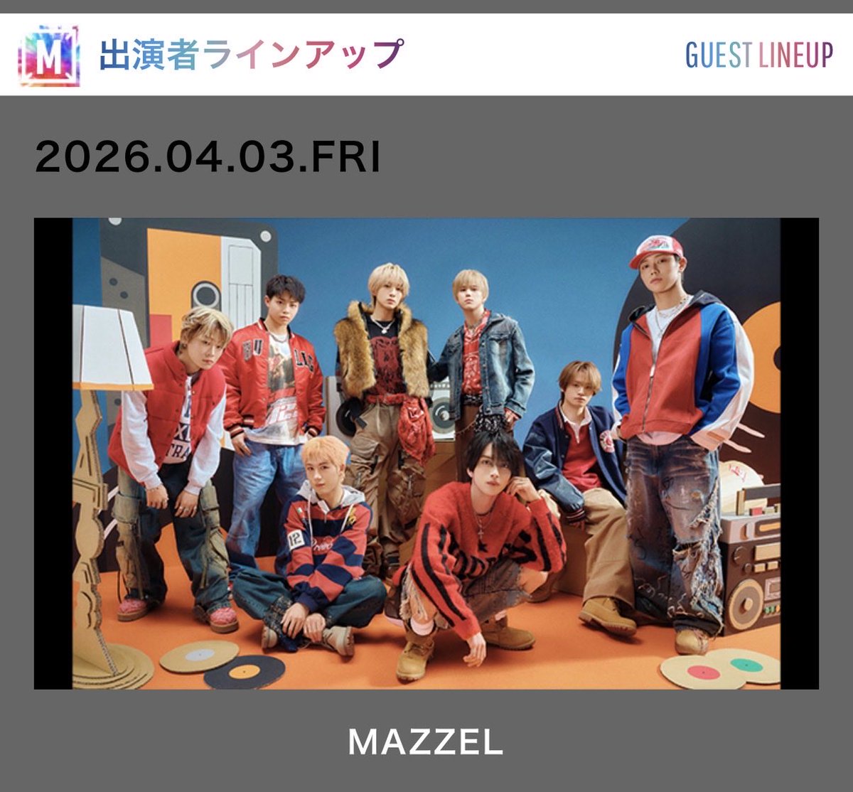 nymz_rk's tweet photo. MステにMAZZEL、BE:FIRST、STARGLOW🥺‼️ https://t.co/OHsEGF37wT