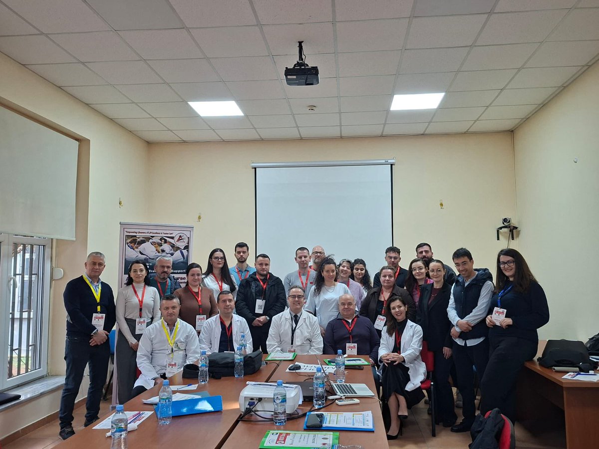 AlbaniaAtls's tweet photo. 🇦🇱 Success for the 11th ATLS® Albania Course! 🩺🏥11 Edition.
We are proud to conclude another successful session at the University Trauma Hospital in Tirana! 
🔹 Global Standards: Certified by the American College of Surgeons (ACS). Together, we advance trauma care! 🤝
#ATLS https://t.co/xdjP11xrMp