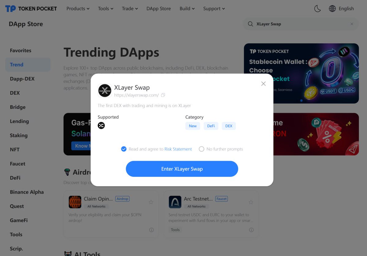 X Layer Swap tweet media
