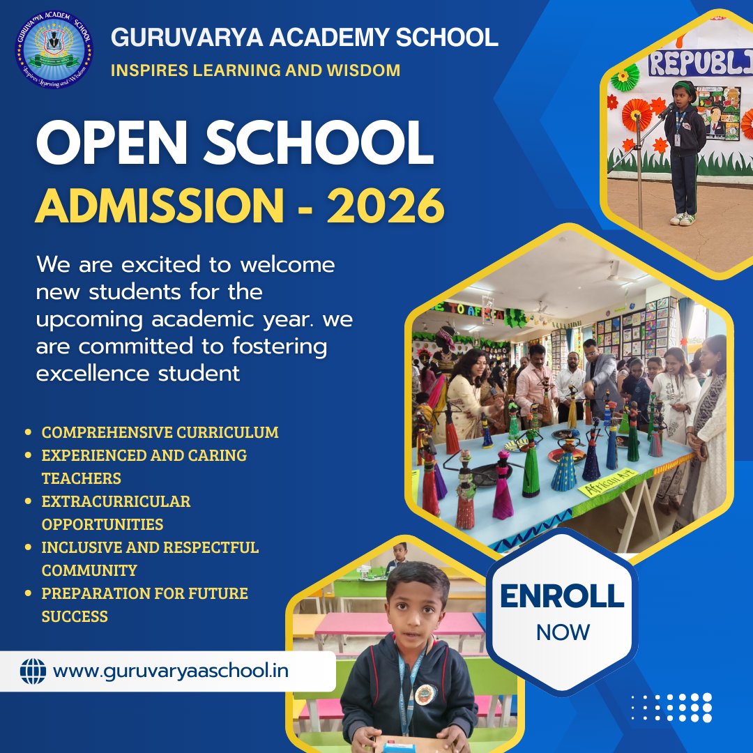 📚 OPEN SCHOOL ADMISSION – 2026 🎓

We are excited to welcome new students for the upcoming academic year!

#SchoolAdmission2026 #OpenAdmission #EnrollNow #FutureStartsHere #QualityEducation #StudentSuccess #LearningJourney #AcademicExcellence #SchoolLife #AdmissionsOpen