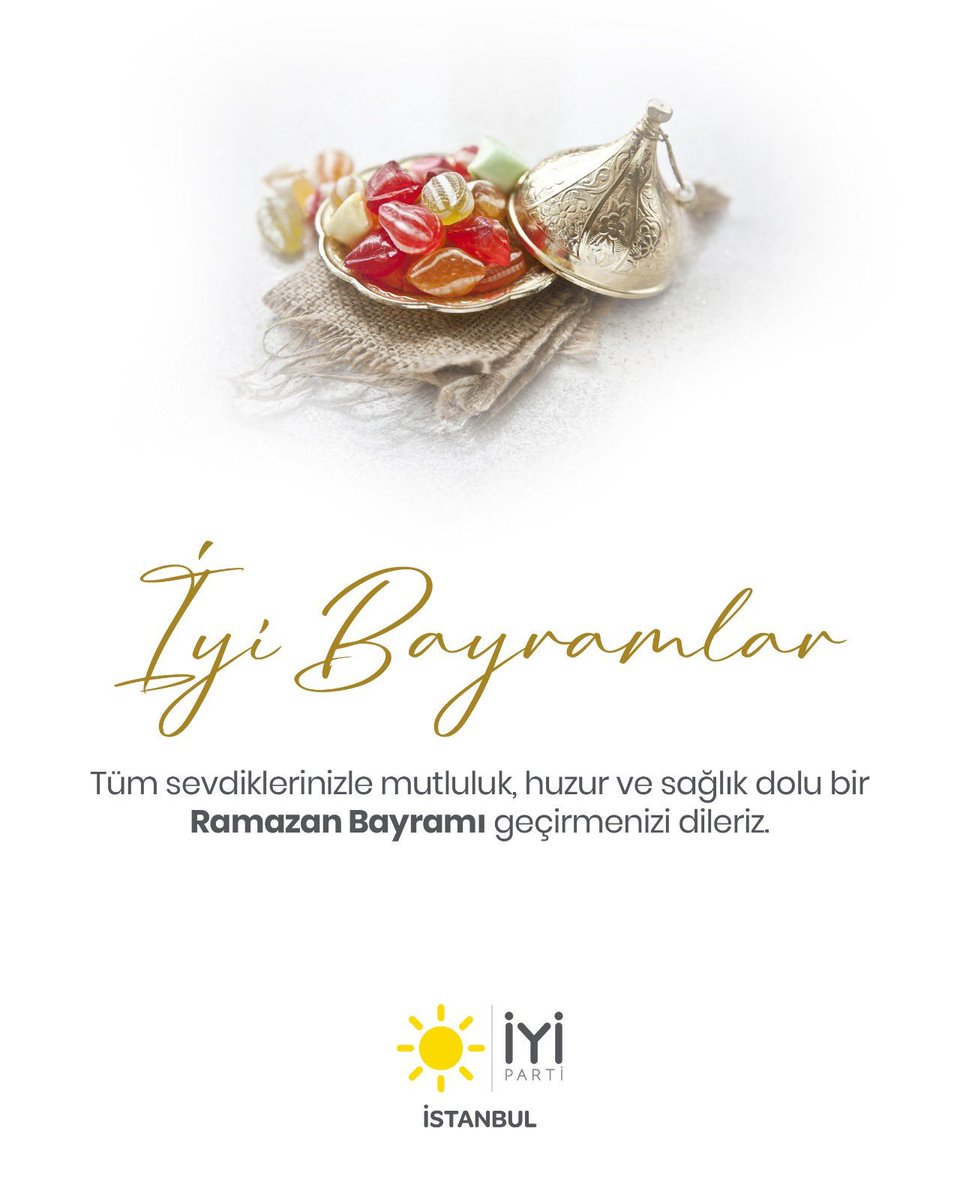 Ramazan ayının manevi iklimini geride bırakarak, birlik ve beraberliğimizin en güzel sembolü olan bir Ramazan Bayramı’na daha erişmenin mutluluğunu yaşıyoruz. 

Gönüllerin birleştiği, küslüklerin son bulduğu ve sofraların bereketlendiği bu mübarek günlerin; İstanbullu