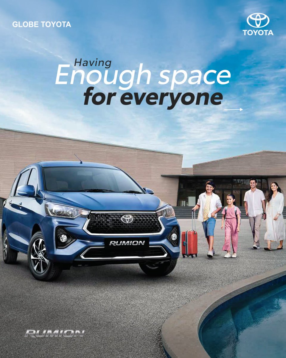 Great memories aren’t about where you go, but how you get there.

From every beginning to every smile, Toyota is with you—driving happiness.

#InternationalDayofHappiness #ToyotaIndia #GlobeToyota #ToyotaDealership #Punjab #Haryana
