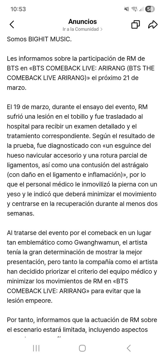 RM SE LESIONÓ GENTE NOOOOOO

#BTS_ARIRANG
#BTS_SWIM