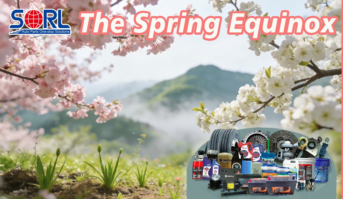 ChinaSorl's tweet photo. Spring Equinox, one of the 24 Solar Terms, is the 4th important solar term in Spring. It usually falls on March 20th or 21st, when the sun shines directly on the equator, and the length of day and night is almost the same, so it’s called equinox.
 #ruili #sorl #autoparts https://t.co/MjnYQg5OG5