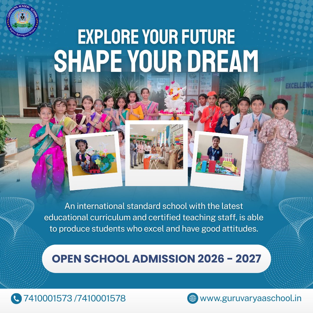 🎓 ADMISSION – 2026 ✨

Explore your future, shape your dreams, and unlock your true potential.

#Admission2026 #ExploreYourFuture #ShapeYourDreams #EnrollNow #FutureReady #EducationMatters #StudentLife #DreamBig #CareerGoals #AdmissionsOpen