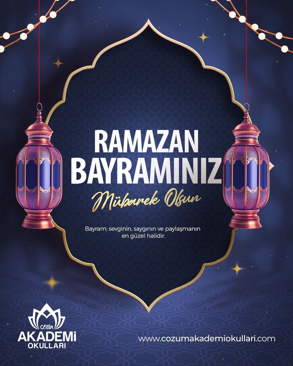Bayram geldi, gönüller şenlendi…

Öğrencilerimiz, velilerimiz ve tüm eğitim paydaşlarımızla birlikte; birlik ve beraberliğin en güzel şekilde hissedildiği bir Ramazan Bayramı temenni ediyoruz.

Ramazan Bayramınız mübarek olsun.