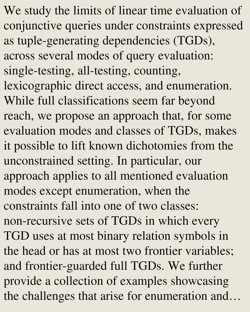 Databases Papers arXiv tweet media
