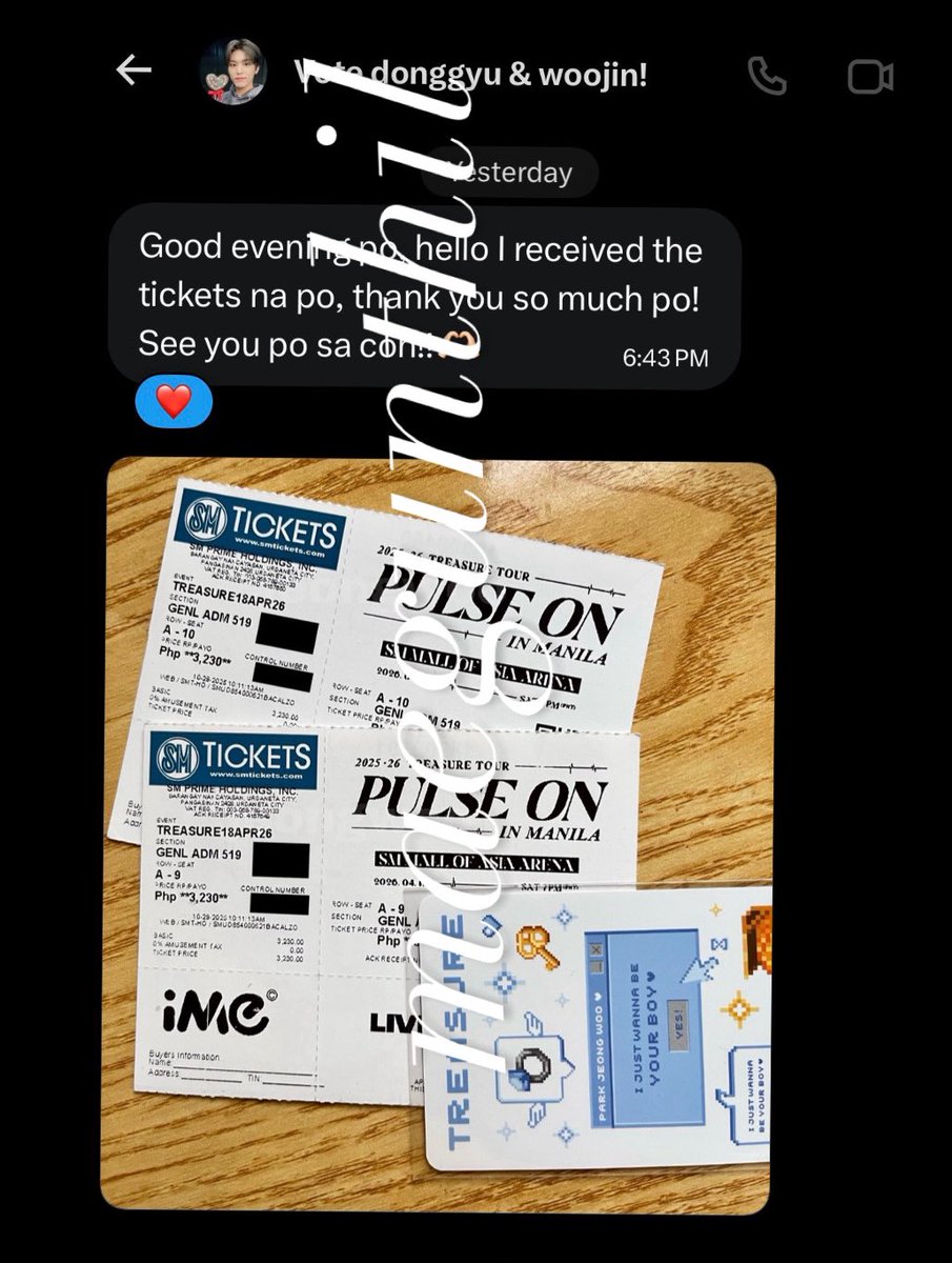 maeGunthil's tweet photo. 💌 VOUCH POST 💌
successfully sold 2 gen ad tix 🎫
thank you so much for trusting💗 https://t.co/cAYKatJTB3