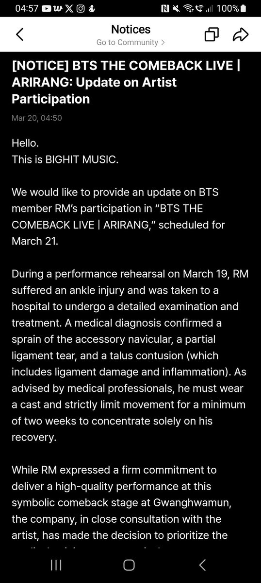 cait⁷ // ARIRANG DAY tweet media