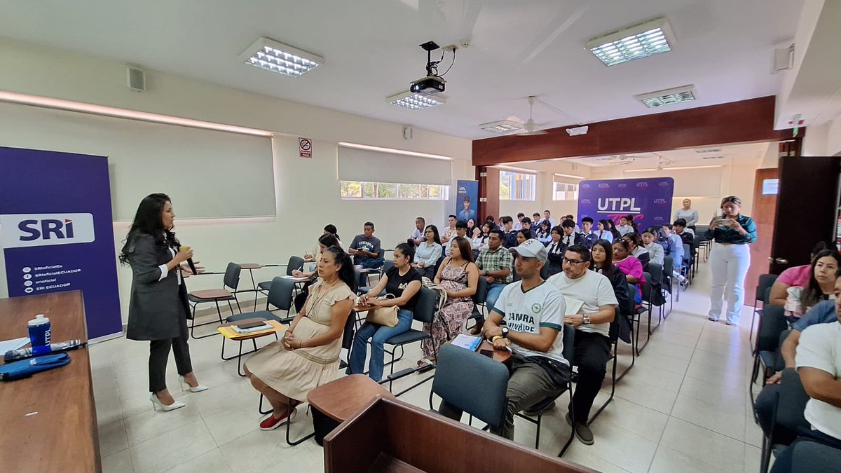 #SRIZonal7

¡A casa llena! 🙌

El #SRIZamoraChinchipe y la <a href="/utpl/">🎓 UTPL</a> (sede Zamora) unieron esfuerzos en una  capacitación sobre beneficios e incentivos tributarios.

La ciudadanía despejó dudas para optimizar sus obligaciones y aprovechar las ventajas de la normativa vigente.