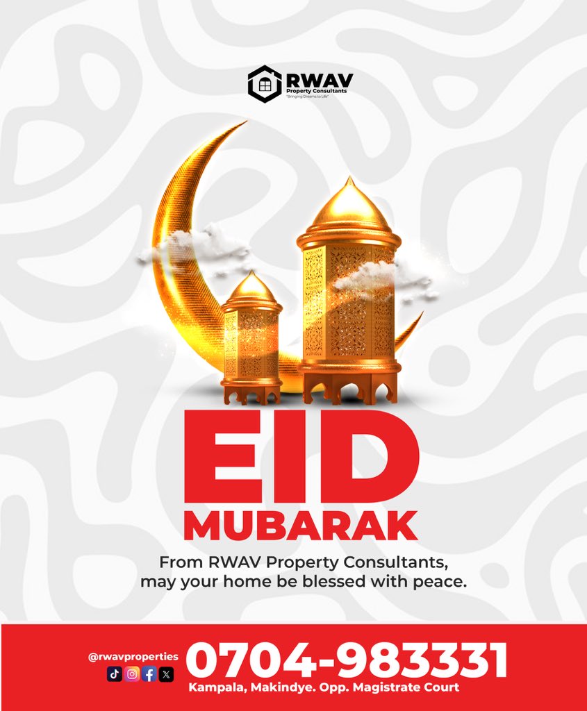 rwavproperties's tweet photo. Every home begins with land, start your journey this Eid.

#rwavproperties #landforsale #realestateuganda #propertyforsale #landinvestment https://t.co/f0xL2a9iwp