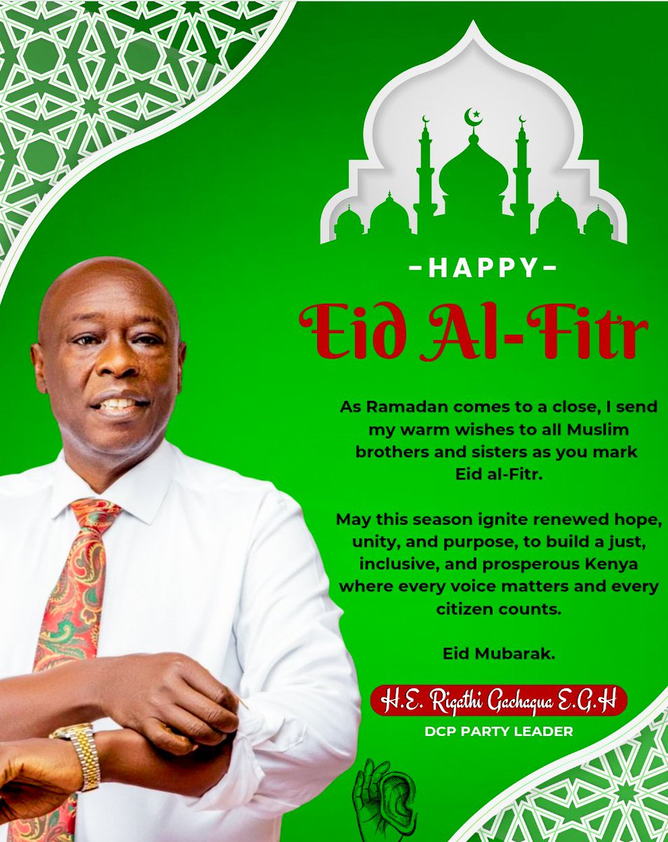 Rigathi Gachagua tweet media