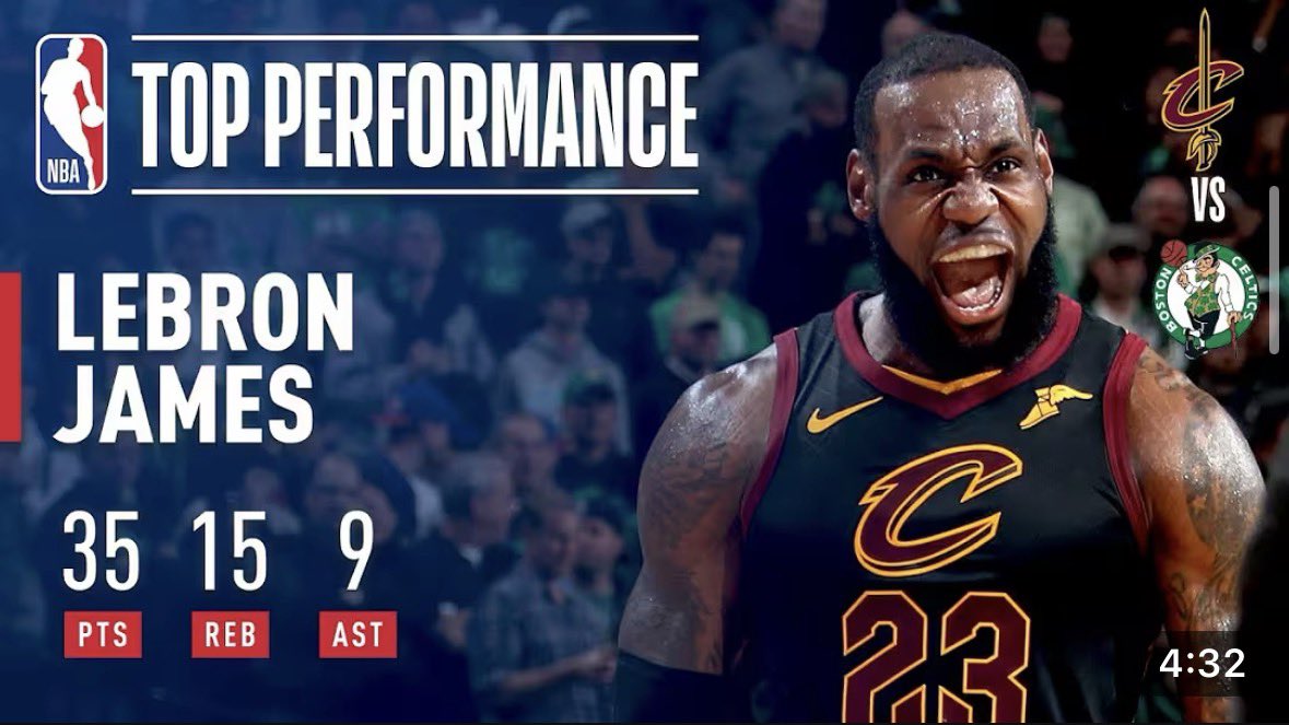 Why are we lying???  These are all from the same playoff run btw LeBron is that Guy and Always will be