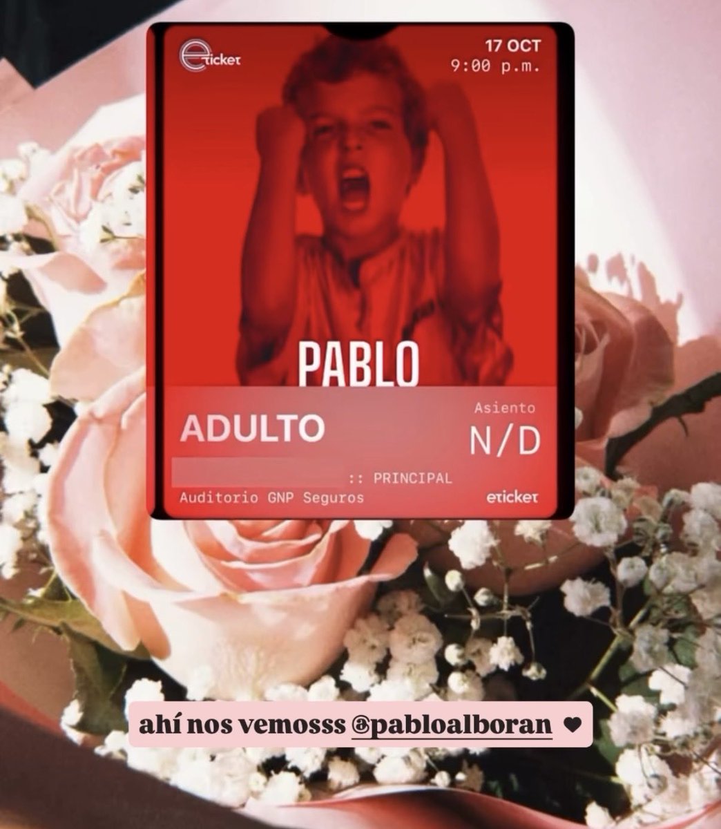 goodasgoldddd's tweet photo. TE AMO DESDE 2011 Y POR FIN TE VERÉ @pabloalboran 😭 https://t.co/LICoXX7enh