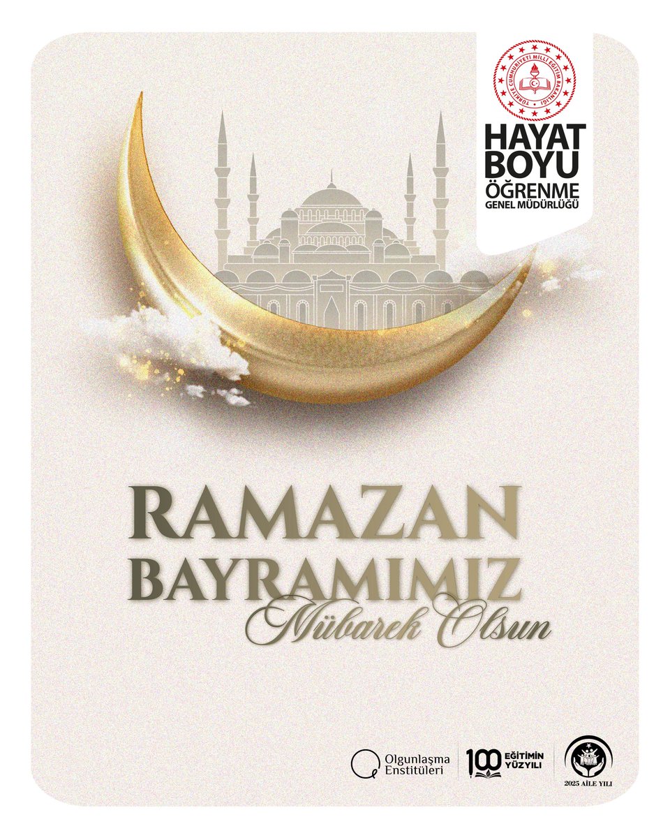 Bu bayram, kalplerimizdeki sevgi ve dayanışma duygularını artırarak birlikte nice güzel anılar biriktirmemize vesile olsun. 
💖

🍬Bayramımız mübarek olsun. 🌙 

#OlgunlaşmaEnstitüleri 
#TürkİğnesininMucizesi

<a href="/tcmeb/">Millî Eğitim Bakanlığı</a>
<a href="/Yusuf__Tekin/">Yusuf Tekin</a>
<a href="/CelileErenOKTEN/">Celile Eren ÖKTEN</a>
<a href="/mebhbogm/">MEB Hayat Boyu Öğrenme Genel Müdürlüğü</a>
<a href="/cengizmete/">Cengiz Mete</a>
<a href="/N_Alpural/">Nazan Suna ALPURAL</a>