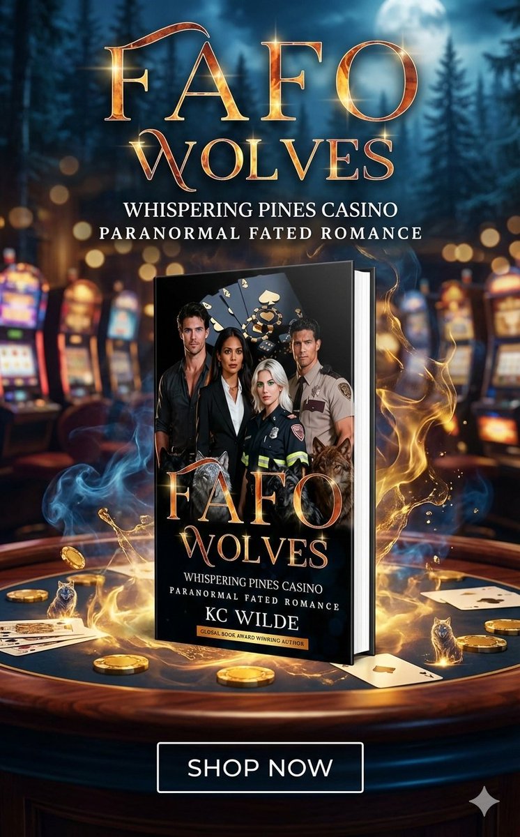 jenniferrb017's tweet photo. Small-town drama meets supernatural chaos—and I’m obsessed! This book delivers romance, tension, and haunting vibes perfectly. https://t.co/B7S4FLiMX6 #ParanormalRomance #ShifterRomance #FatedMates #TouchHerAndDie #KCWilde
@richellepublish https://t.co/Gudz7ENj89