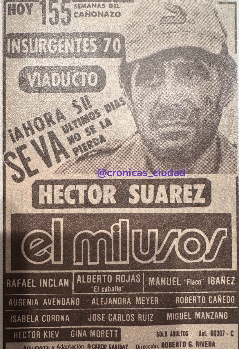 Crónicas de la Ciudad Perdida Oscar Blanco CDMX tweet media