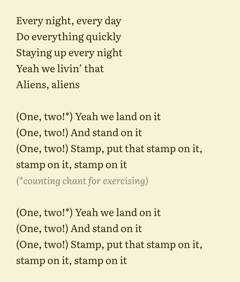 translated the lyrics of Aliens #BTS_ARIRANG