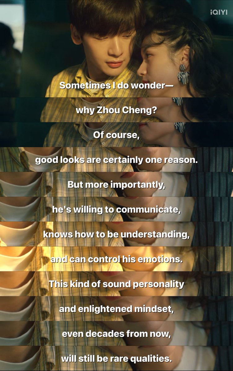 exactly the kind of healthy &amp; respectful relationships that cdramas should show more often… no forced love, no toxic push-and-pull, no unnecessary misunderstandings, no controlling behavior disguised as ‘care’, no possessiveness being romanticized! #你好1983 #dreamofgoldenyears