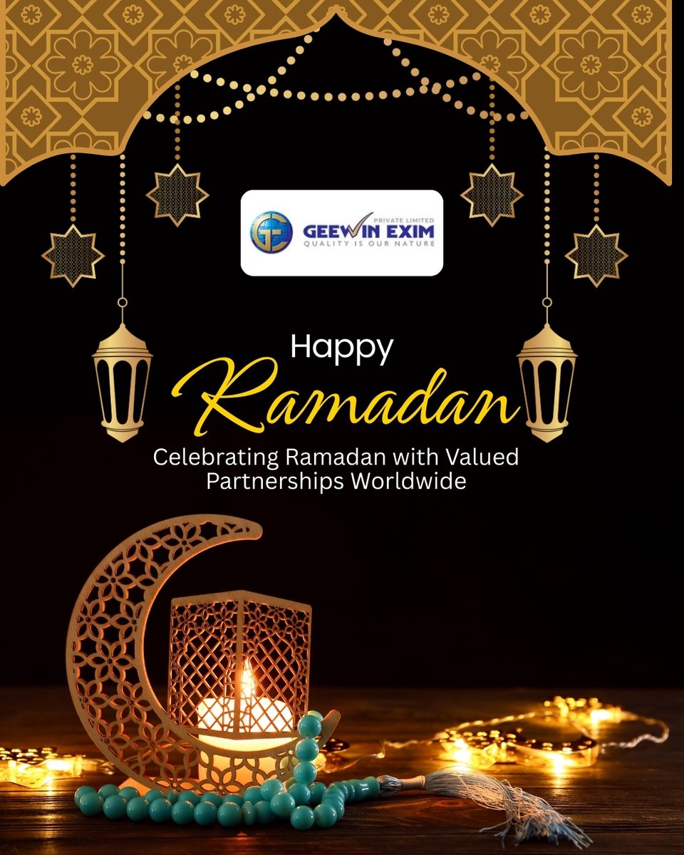 EximGeewin's tweet photo. Ramadan Mubarak 🌙
Wishing peace, prosperity, and abundant growth from farms to global markets this holy season.

#AgroExports #SpiceExporters #GlobalTrade
#Ramadan #RamadanMubarak #Blessings https://t.co/8nNfg4TQ9t